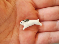 Fève ancienne LAPIN Décor noir * 196