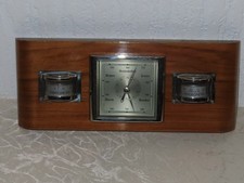 Brass Vintage Météo Station Murale Baromètre Hygromètre !