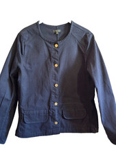 123 petite veste bleu marine