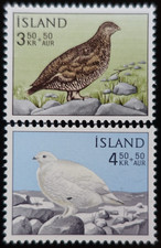 TIMBRES d' ISLANDE - OISEAUX