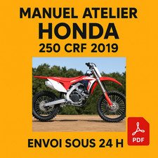 Manuel Atelier Honda 250 CRF 2019 Revue Technique Moto Français RMT CD PDF