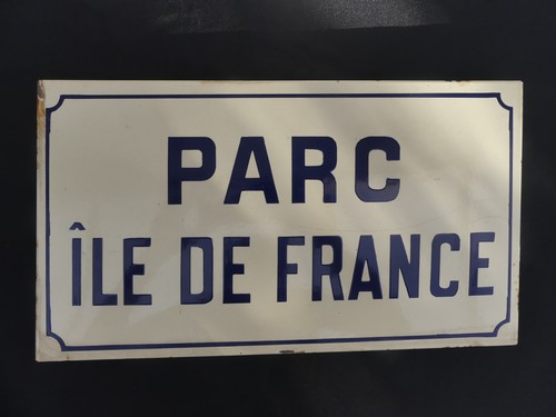 Ancienne plaque emaillee rue - plaque,