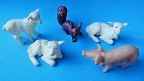 Figurines anciennes pvc - figurines,