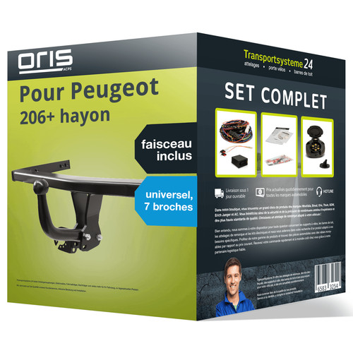 Attelage pour peugeot 206 - pour, 206+