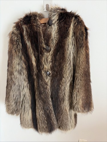 Vintage 1970s raccoon fur coat - 1970s,