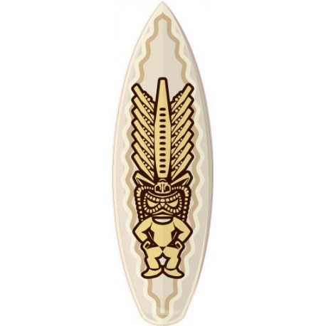 Planche surf tiki - de,