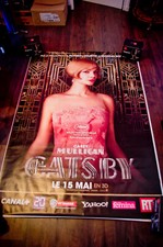 THE GREAT GATSBY A French Bus Stop Rolled DS Vintage Movie Poster Original 2013