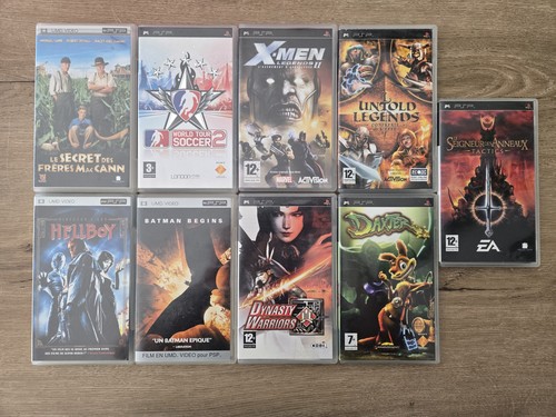 Lot jeux films psp - de, jeux/films