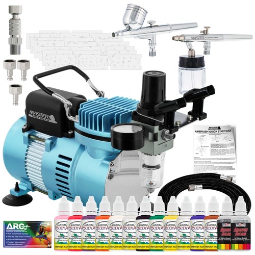 Airbrush nail system - kit, w/