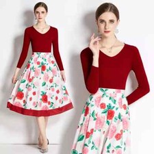 Ensemble Tailleur Blanc Rouge