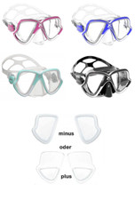Mares X-Vision Mid 2.0 Masque De Plongée Avec Aide Visuelle Positive Et Négative