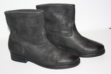 LES TROPEZIENNES  bottines boots Cuir Noir T 39 TBE