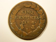 5 Centimes Dupré L An 8 I