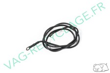 ♻️Fil noir 88 cm 1 cosse femelle + 1 cosse plate ronde Volkswagen Audi Seat