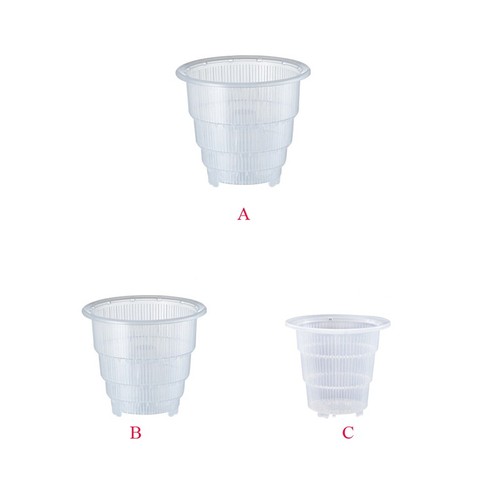Pot résine transparent - pot,