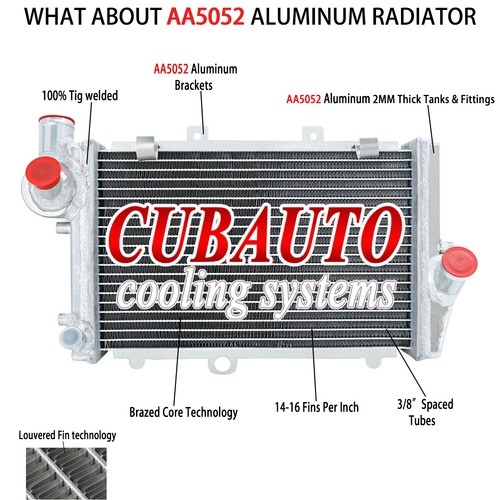 Full aluminum radiator fit - full,