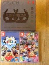 Jeux Nintendo Switch (Mario Kart 8 Deluxe) et (course avec Ryan) roues