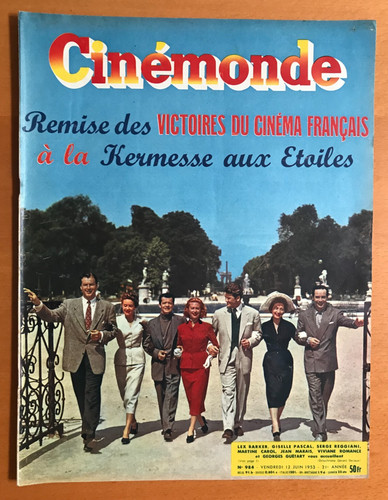 Cine monde 984 1953 - ►cine, lex