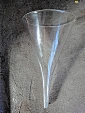 Ancien Petit entonnoir en verre soufflé XIXe