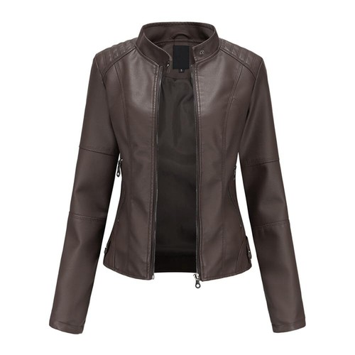 Femme veste cuir bombers - veste, pu
