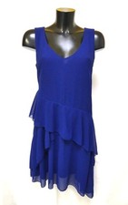 NEUVE, élégante Robe EKYOG, bleue, dos nu, Taille 40