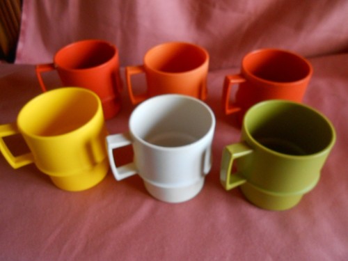 Tasses vintage tupperware - vintage,
