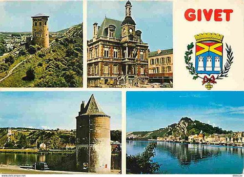 Carte postale givet - carte,
