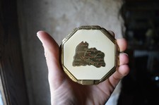Ancien Poudrier avec Miroir