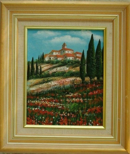 Tableau huile sur - , toile
