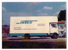 ANCIENNE PHOTO TEILHOL COURPIERE CAMION MERCEDES DEMENAGEMENTS GALERIE PASTEUR