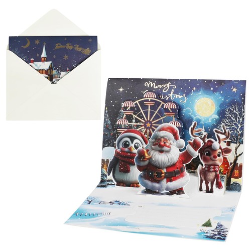 Carte voeux noël avec - de,