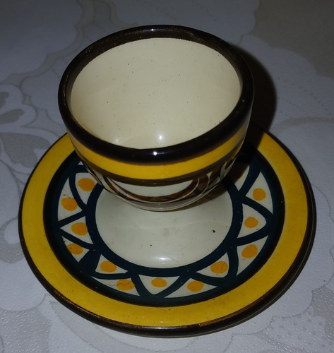 Coquetier faïence motifs - faÏence, *