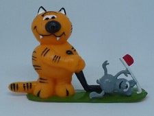 FIGURINE ANCIENNE PVC PLASTIQUE LES ENTRECHATS .ISIDORE ET LA SOURIS
