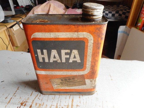 Ancien bidon huile hafa bon - ancien,