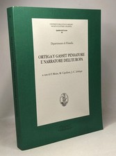Ortega y Gasset pensatore e