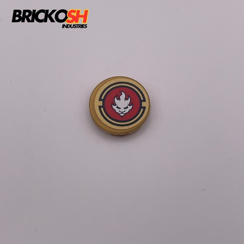 Lego 4150pb129 tile round - lego, 2x2