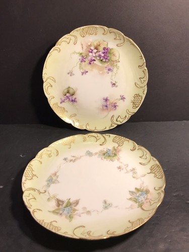 Pair antique limoges - pair,