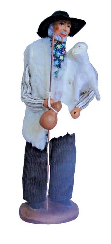 Doll handmade santon ancien - handmade, de