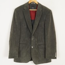 Veste blazer homme DIGEL taille L IT50 UK40 gris velours côtelé bouton polyes...