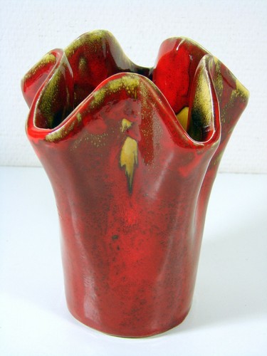 Vase corollé vintage - corollé,