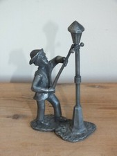 Statuette figurine en étain