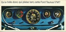 CATALOGUE PUBLICITAIRE  - FORD TAUNUS 17 M - P5 Moteur- V4  - 1964 