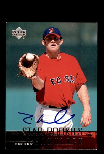 Signed baseball card auto - baseball,