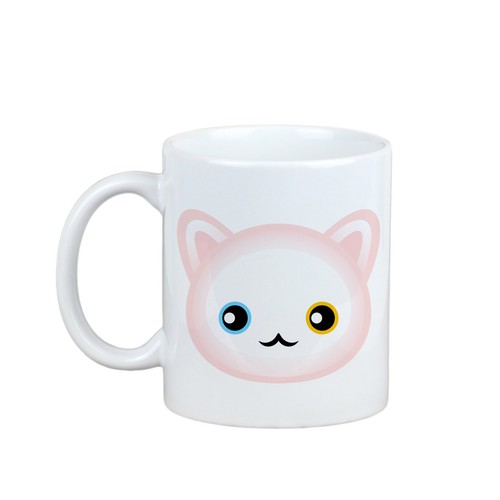 Tasse turque angora avec - tasse, chat
