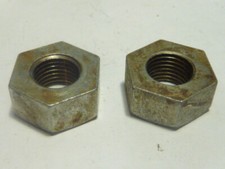 2 écrous moyeux 9.5 vélo