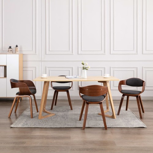 Bois courbé chaises de - 2x,