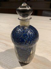 Adrien Mazoyer, artiste verrier français pour Moulins. Art Déco Flacon ,1930s(3)