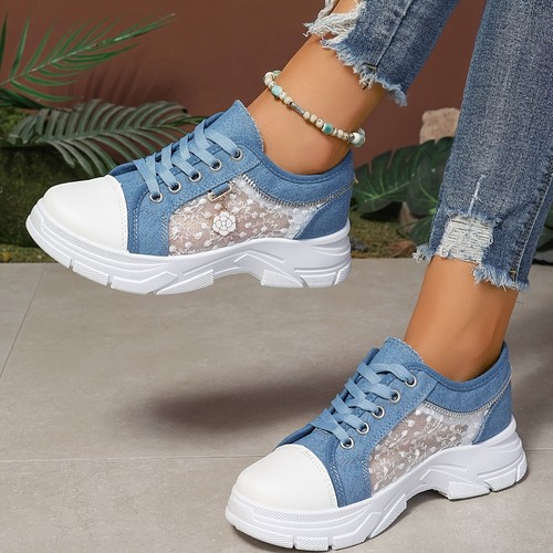 Baskets pour femme toile - pour,