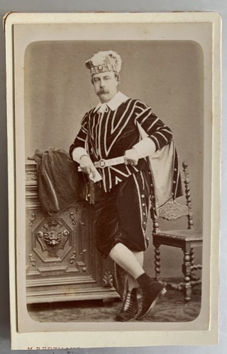 Cdv acteur opéra costume - cdv,