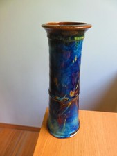 CERAMIQUE VASE 35 CM LA BORNE? VALLAURIS? SANT VICENS? SIGNE EN DESSOUS